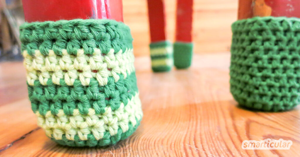 Stuhlsocken Häkeln